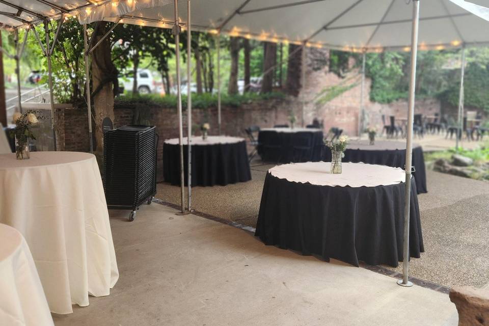 Outside wedding