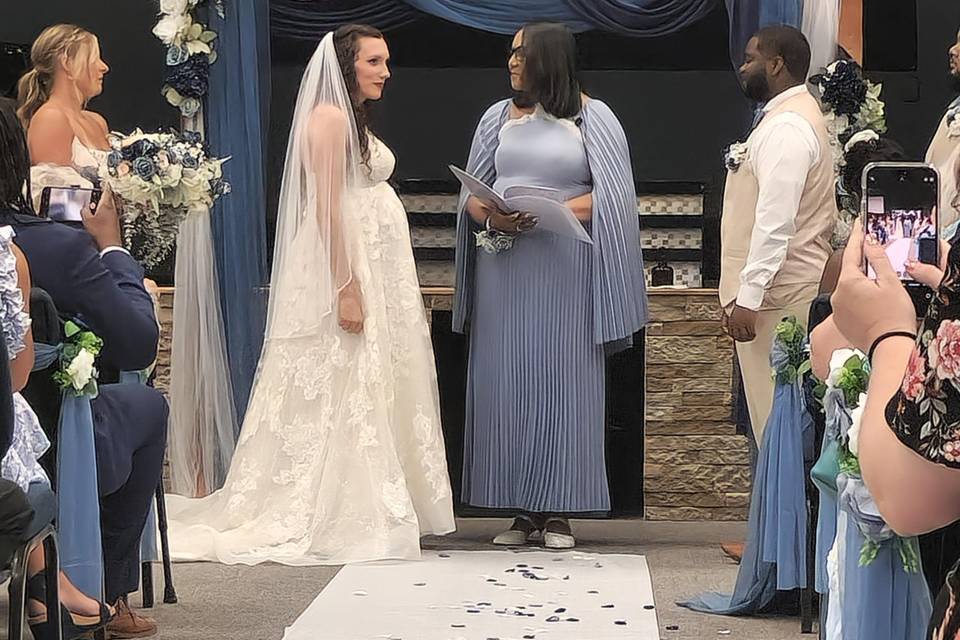 Bride and groom