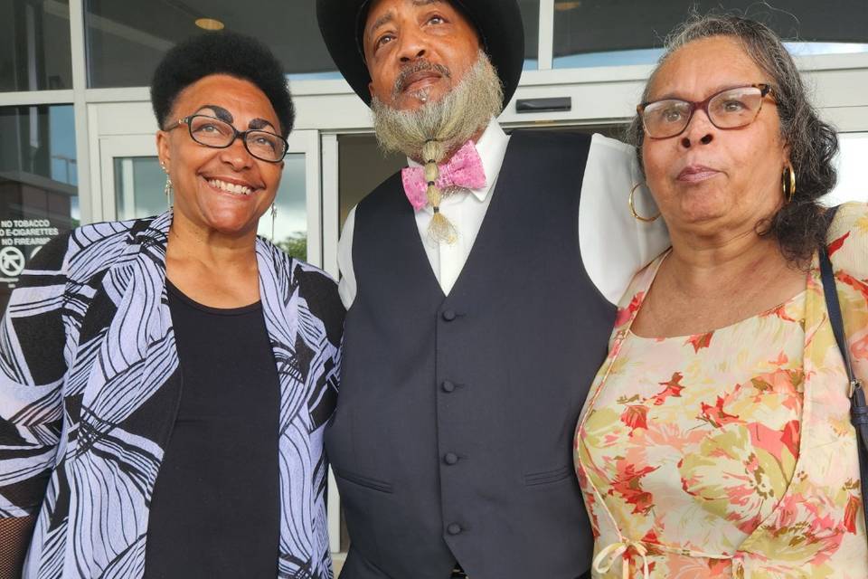 My and and Mom and brother