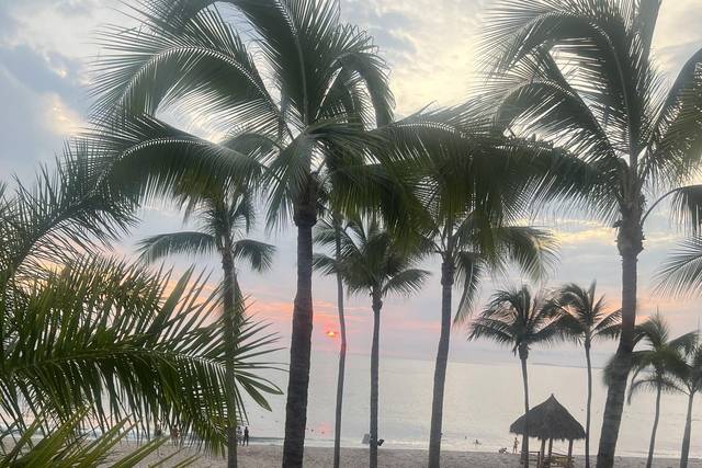 An All Inclusive at Sunset