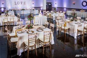 Wedding reception area