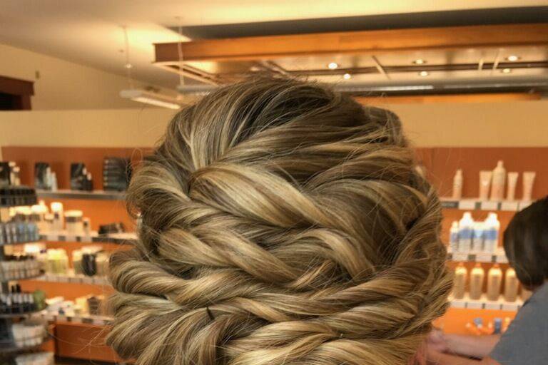 Braided updo