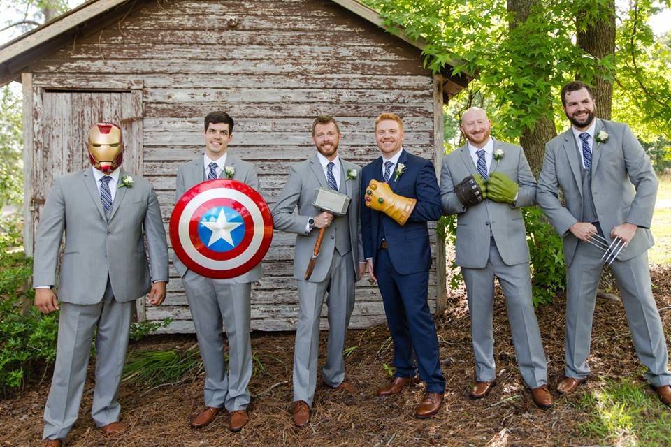 The groomsmen