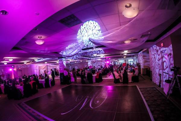 Wedding reception area
