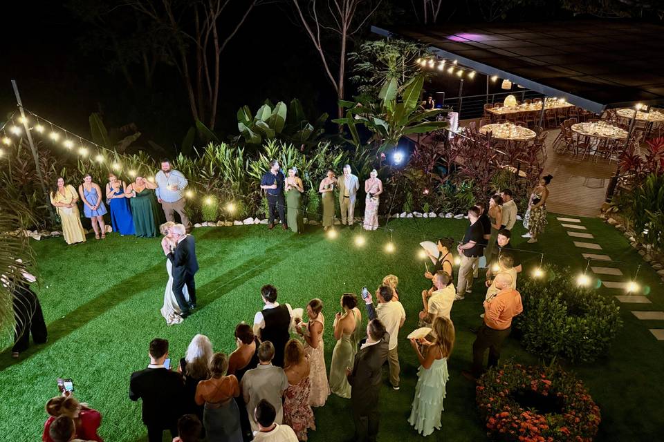 First Dance on Jungle Lawn