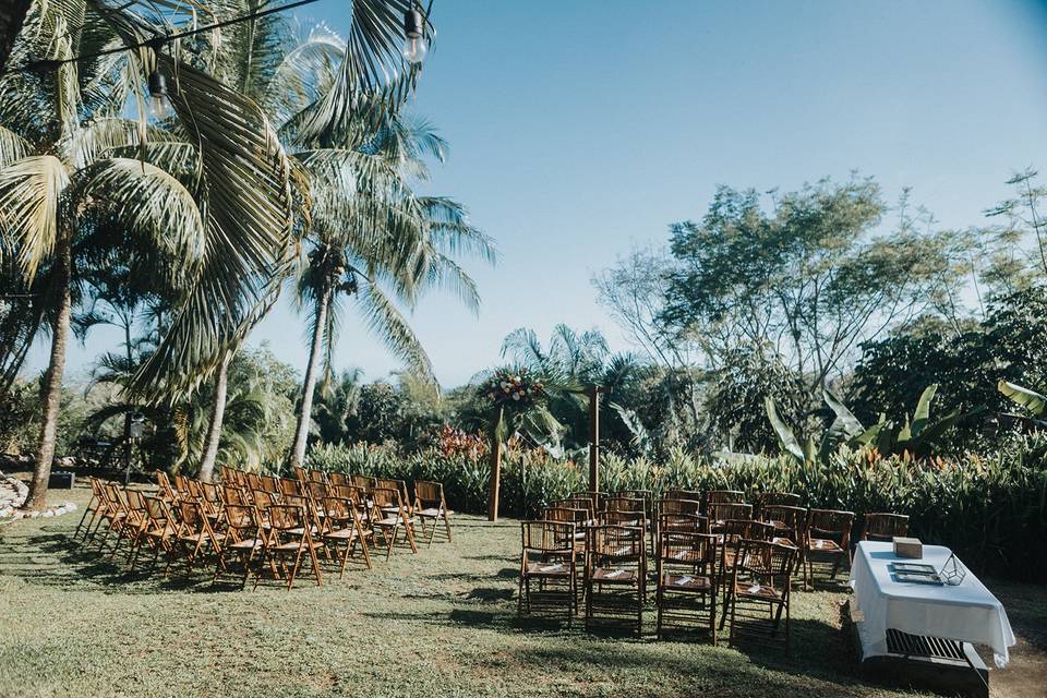 Garden ceremony