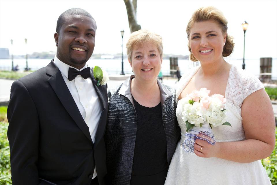 Battery park wedding