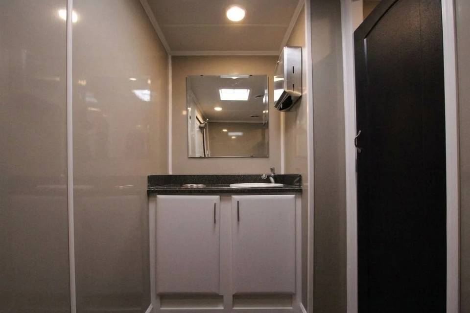 Inside the restroom