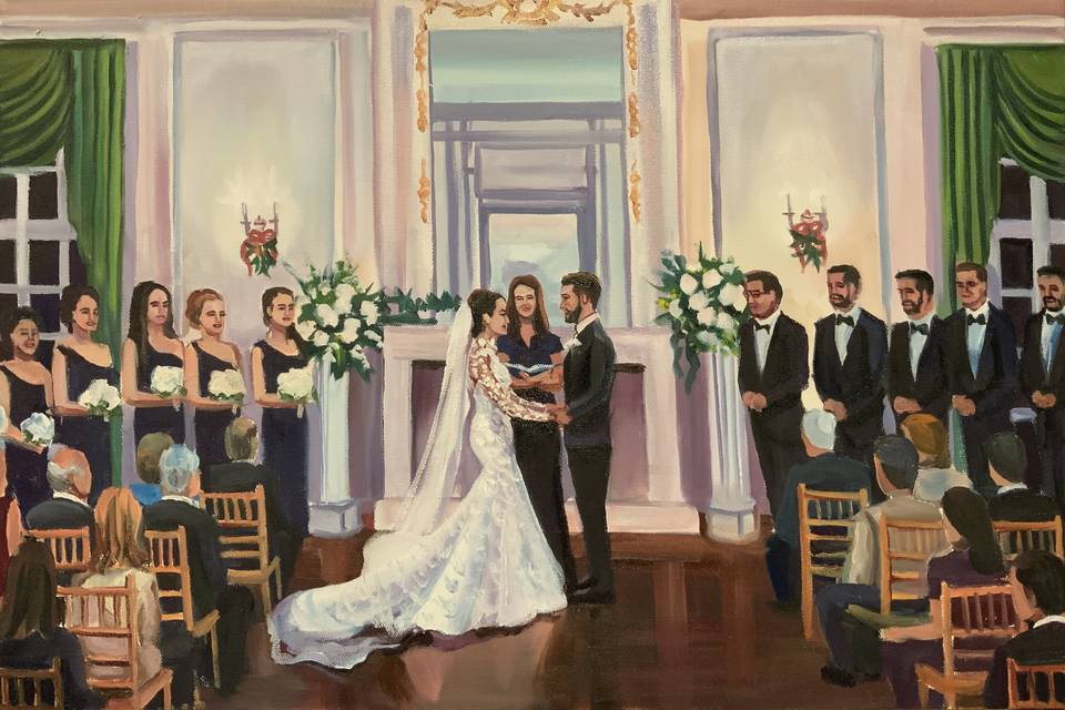 Exchanging vows