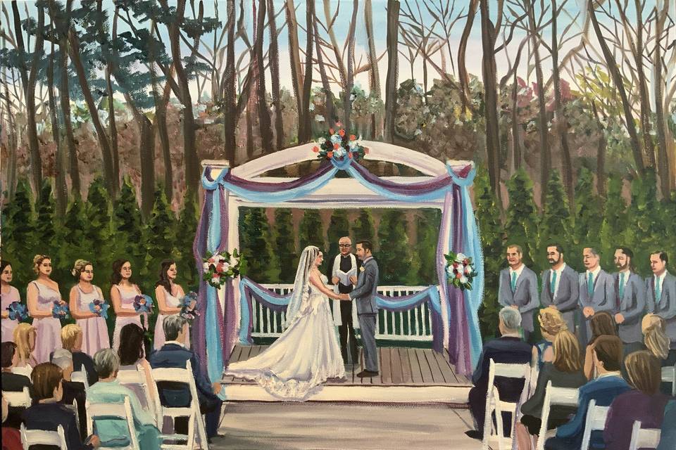 Outdoor wedding