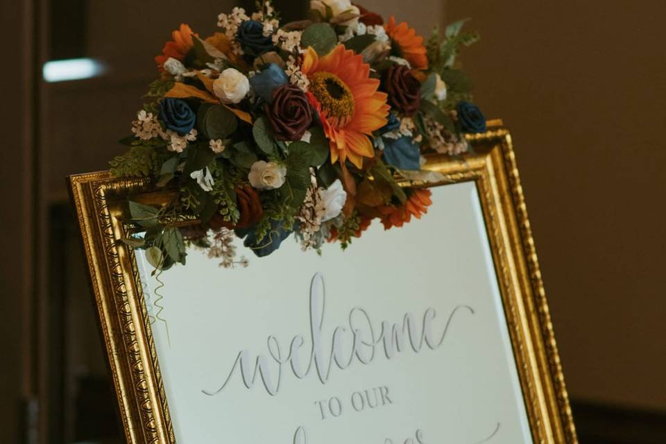 Wedding Welcome Sign
