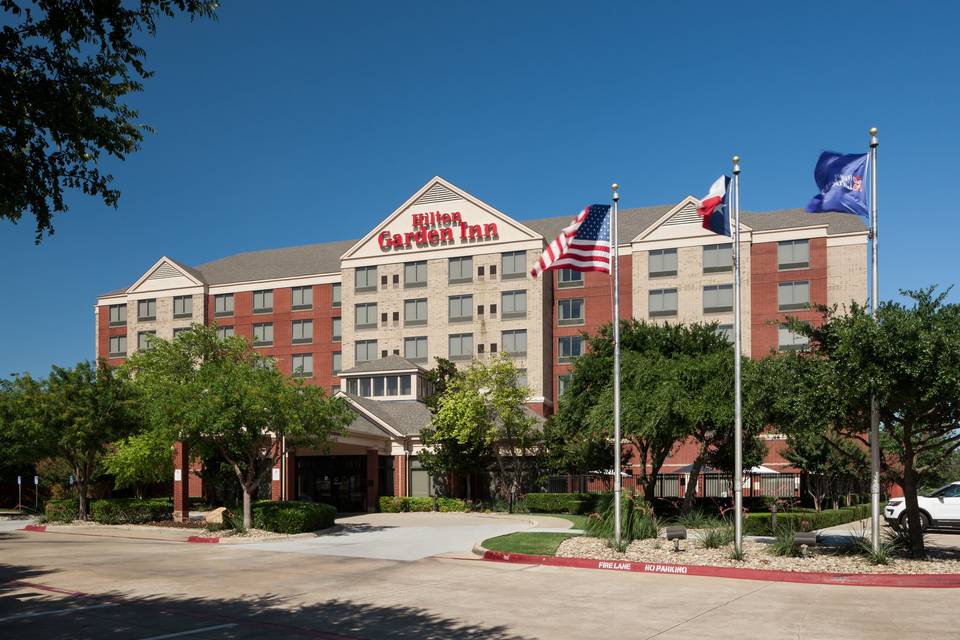 The hotel front view