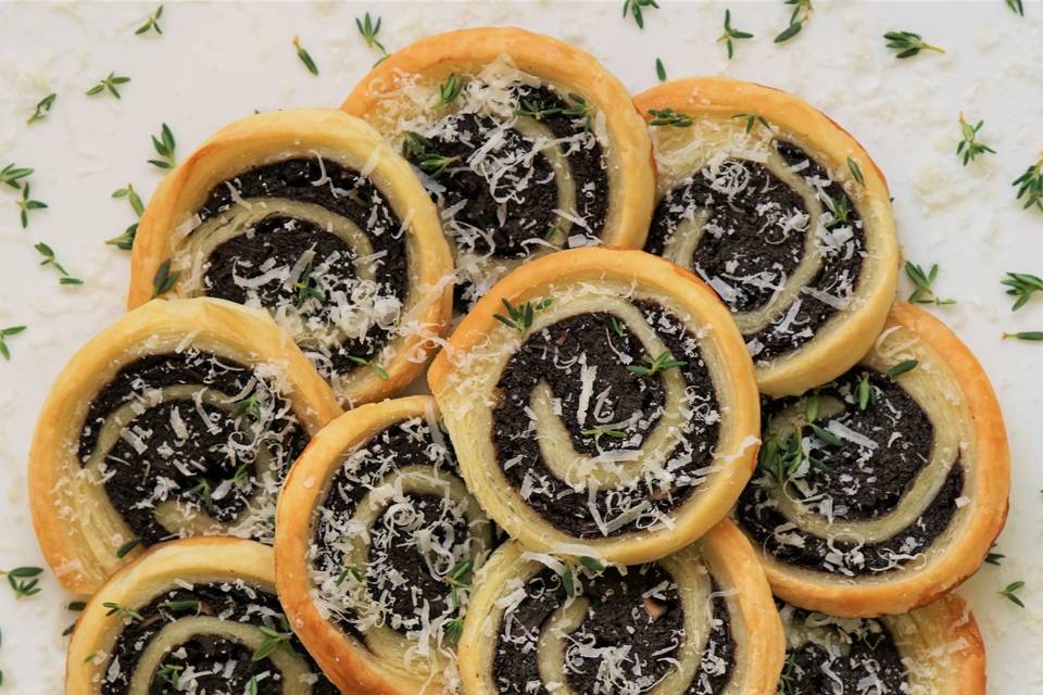 Mushroom in puff pastry