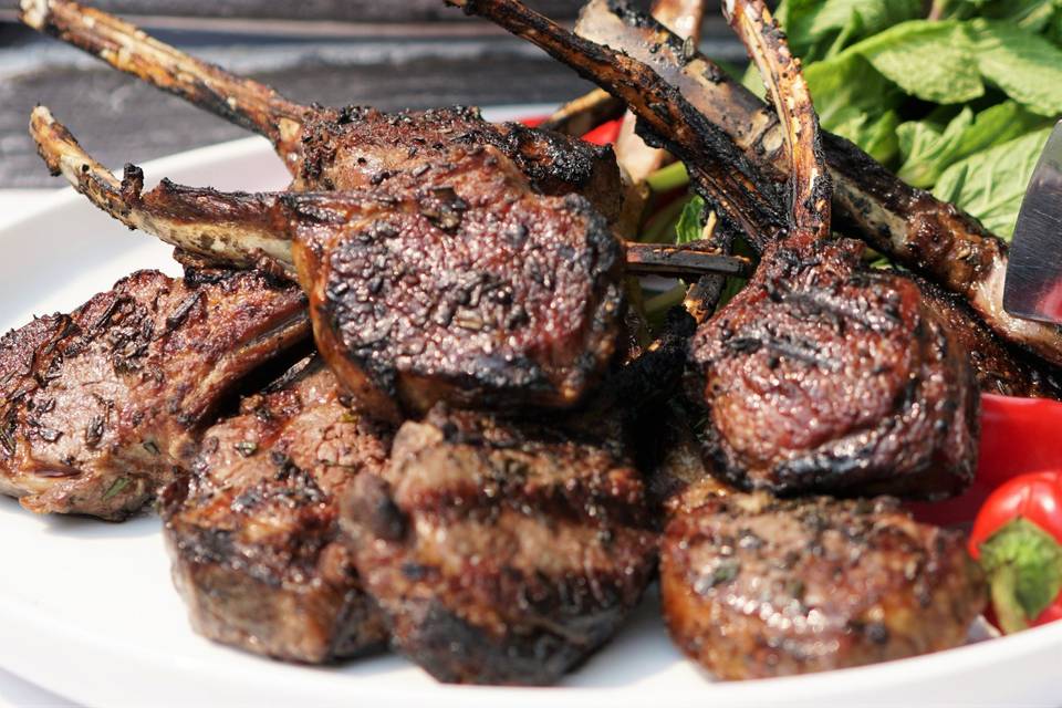 Grilled lamb chops