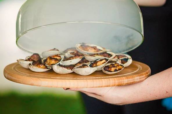 Smoked littleneck clams