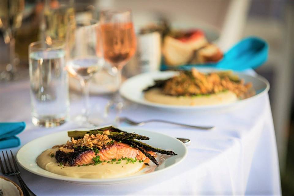 Plated entrees