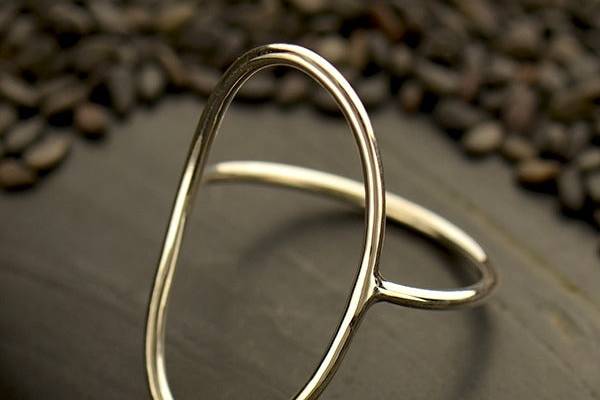 Open oval ring