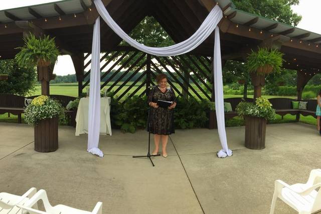 The officiant