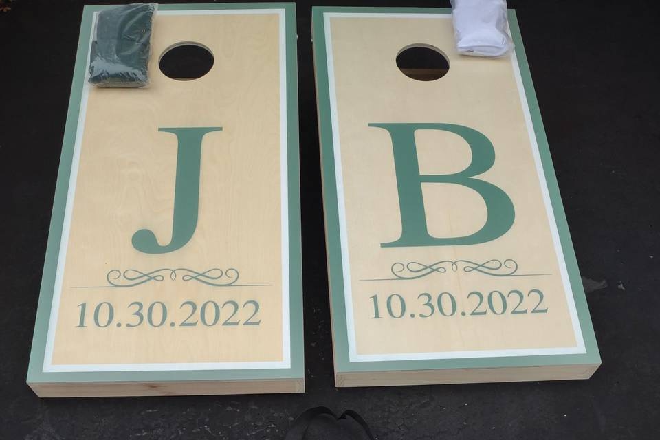 Custom Corn Hole Set with Case