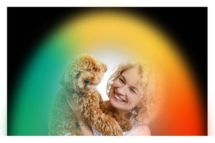 Pet and Owner reading