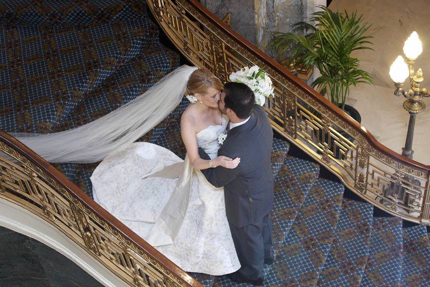 Couple kissing