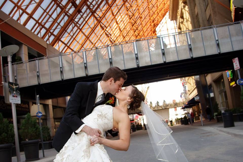 Couple kissing