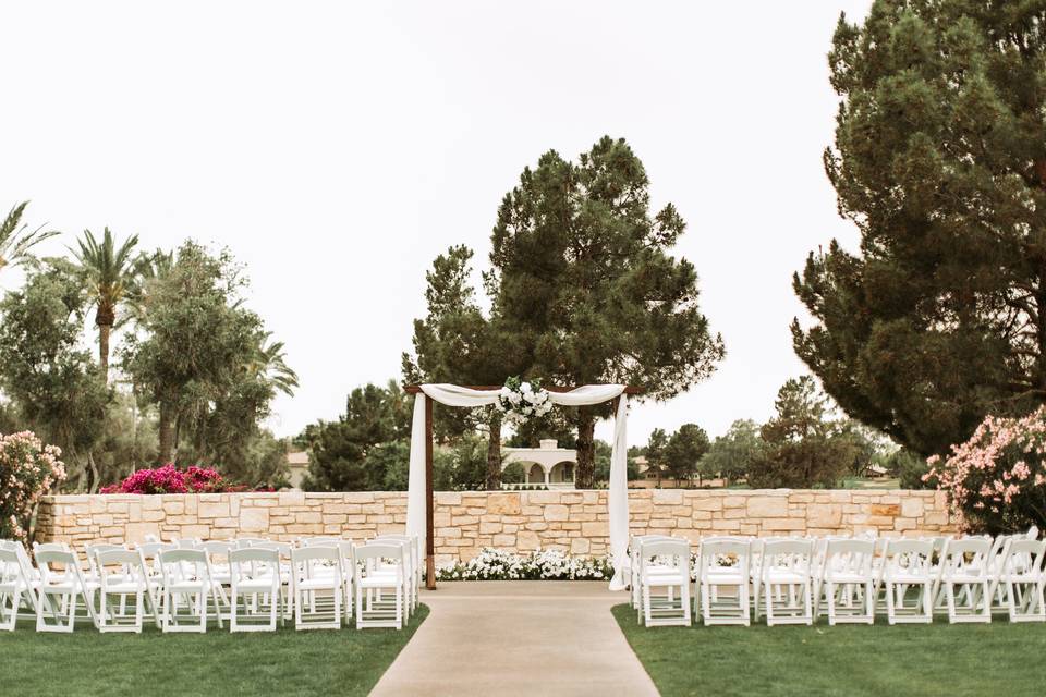 Ceremony at Ocotillo Golf Club