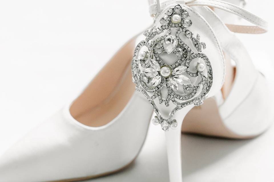 Detail shoes of Wedding Day