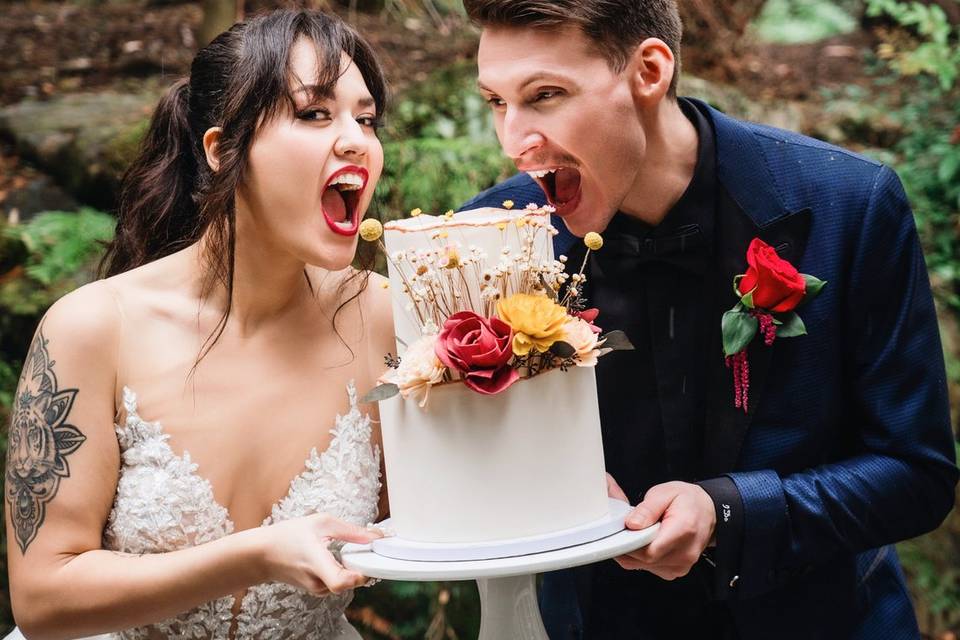 Portland Wedding Bride & Groom