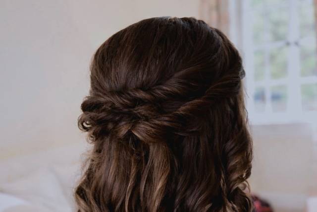 Half up & half down