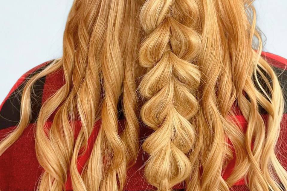 Half up & Half down
