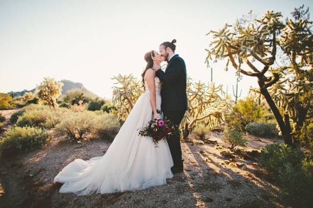 Wedding kiss