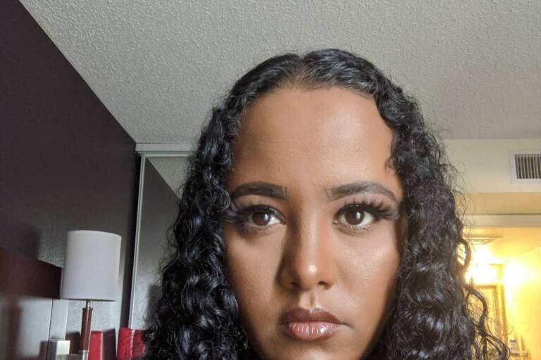 Natural makeup look