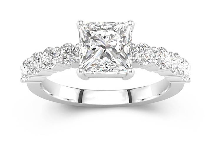 Custom Princess Cut Ring