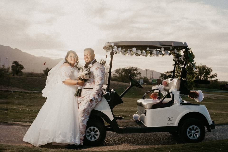 Golf Cart Wedding