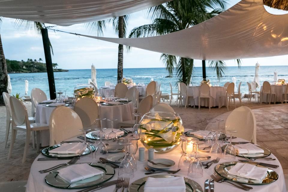 Wedding Set-up at Minitas Beach