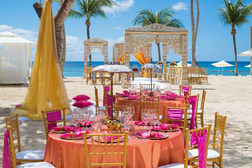 Ethnic Wedding Set-up at Minitas Beach