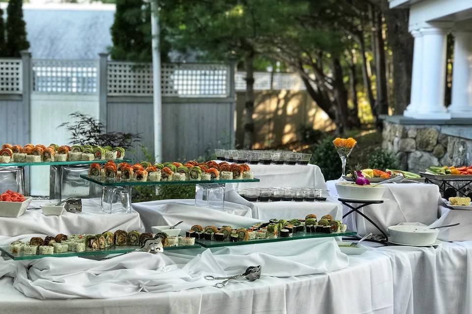 Sushi display