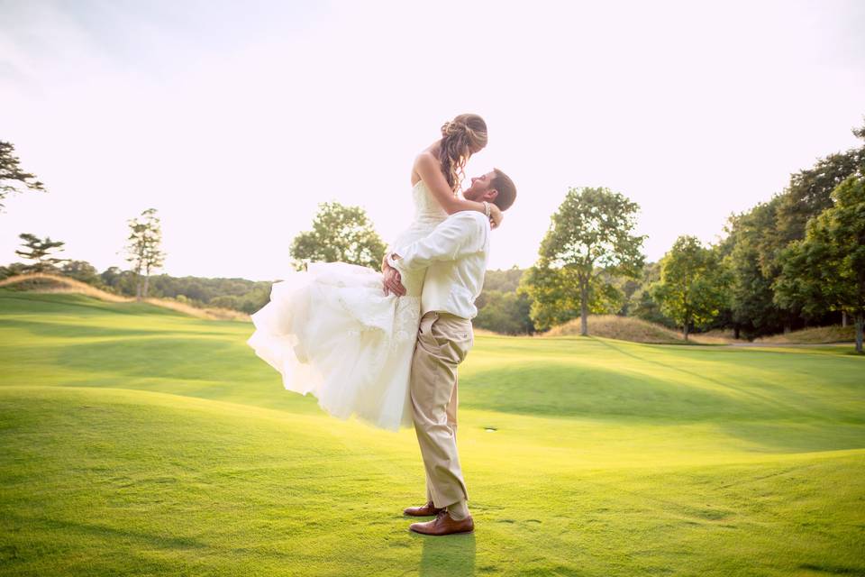 Couple on Fairway