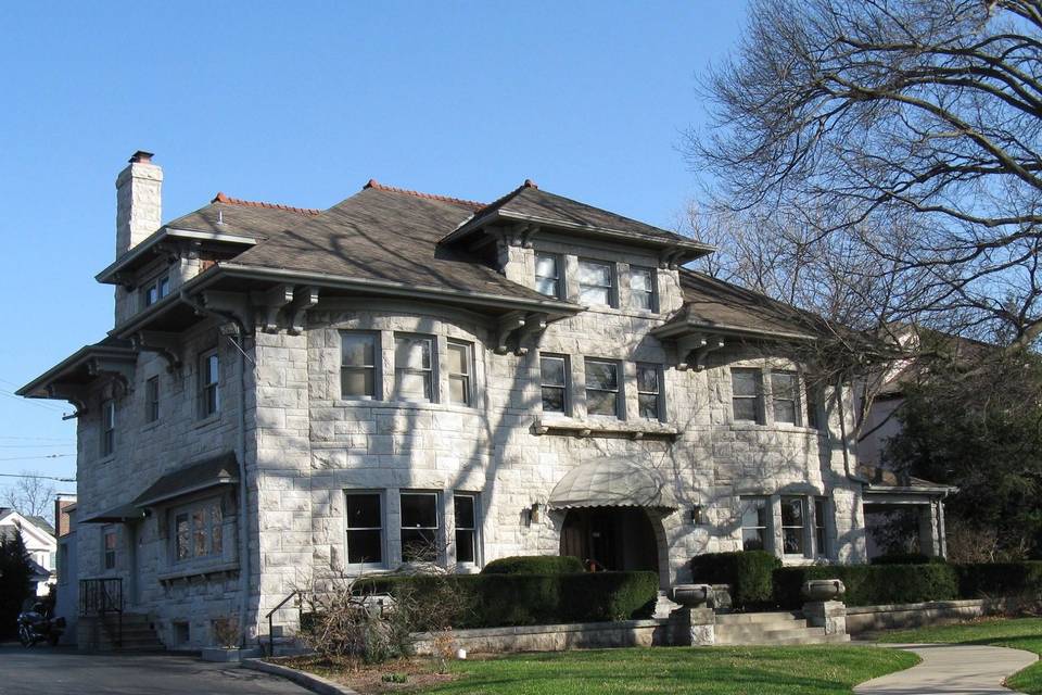 Exterior view of the Simpson House