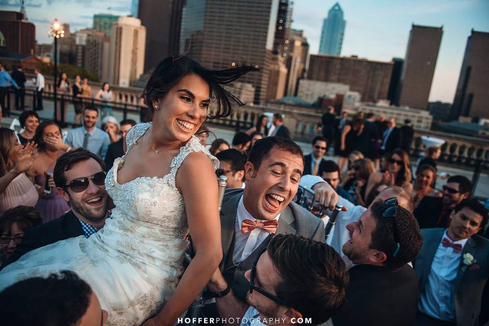 Free Library of Philadelphia Rooftop Wedding