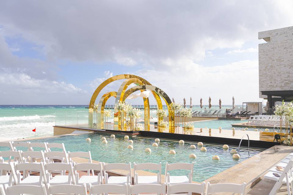 Ceremony  at the Infinty Pool
