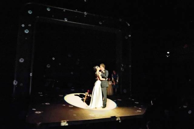 Couple kissing