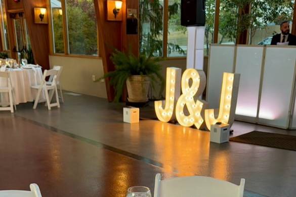 Set up on the tables 1