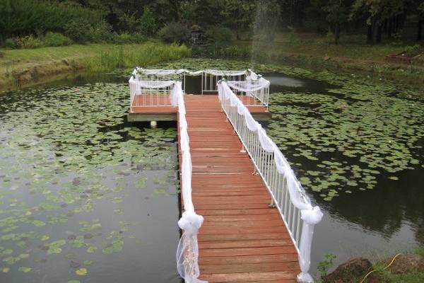 Pond deck