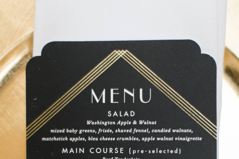 Menu Cards