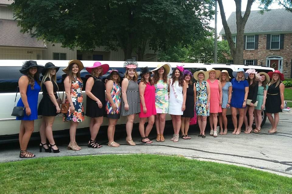 Bachelorette party headed to arlington park race track!