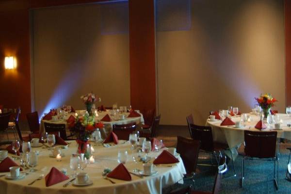 Wedding reception area