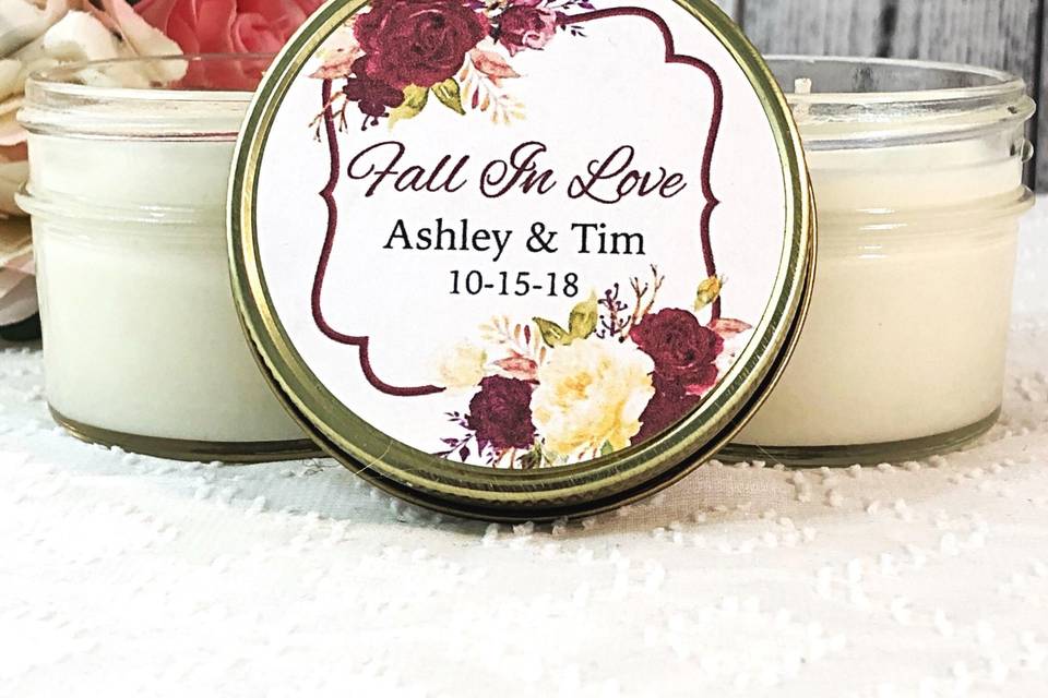 Fall wedding Favor