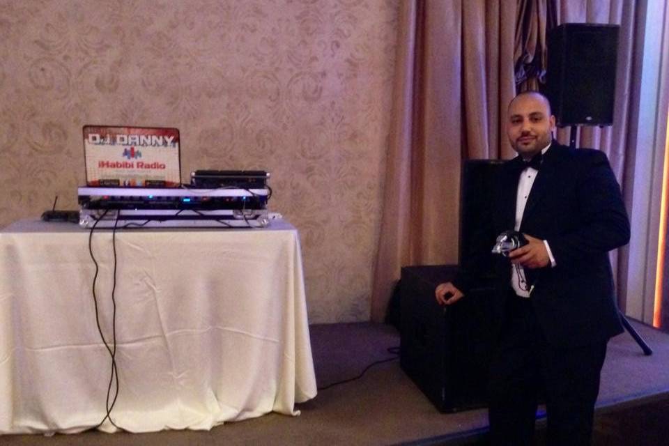 DJ Danny M and his equipments